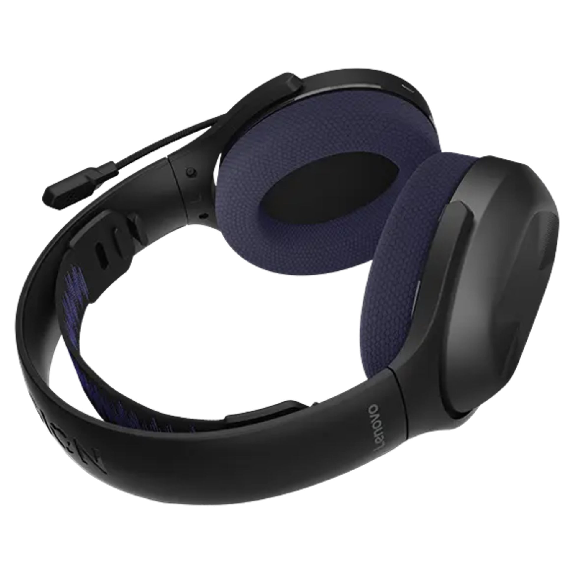Lenovo Legion H410 Casque de jeu sans fil supra-auriculaire (noir violet, Bluetooth, 2,4 GHz, Playstation 4, Playstation 5, Nintendo Switch, PC)