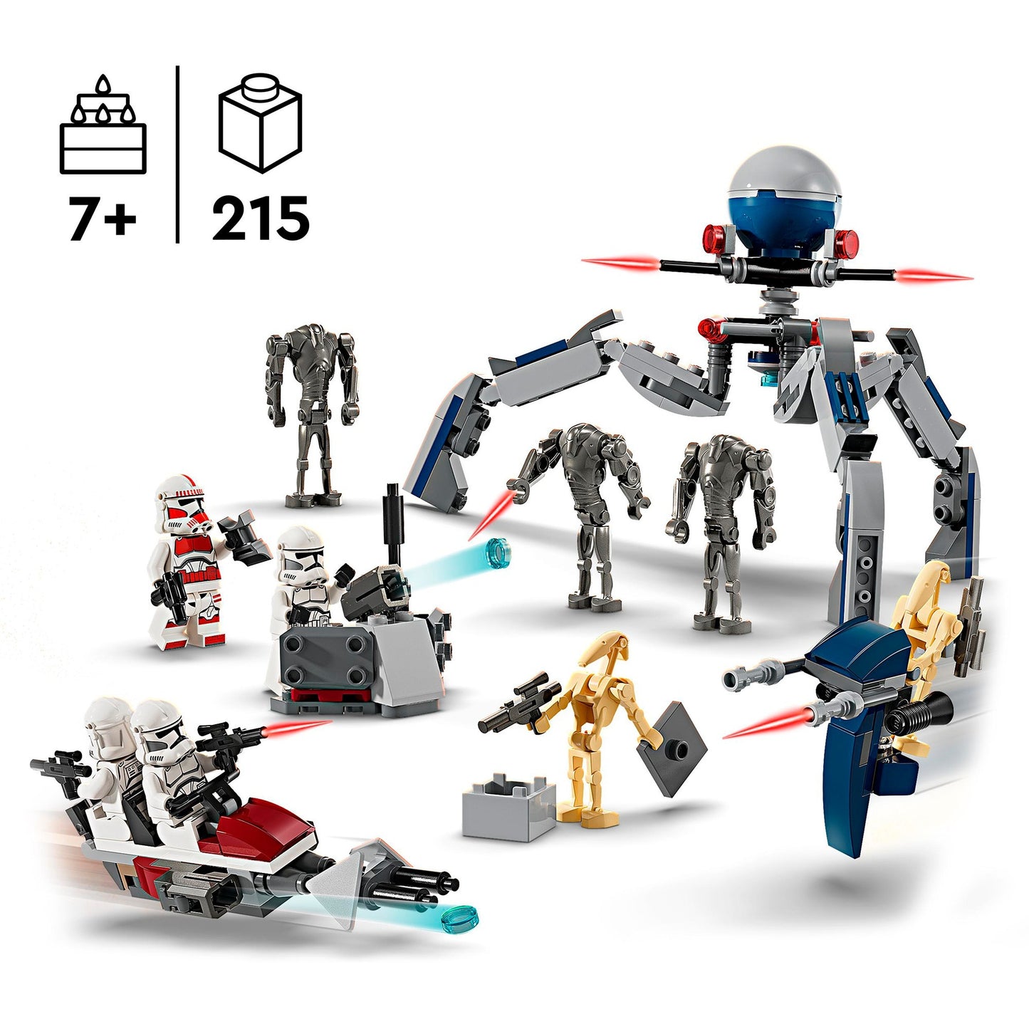 LEGO LEGO Star Wars 75372 Clone Trooper and Battle Droid Battle Pack