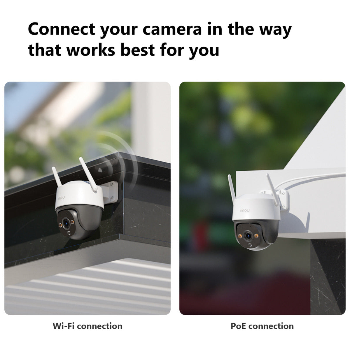Caméra de sécurité Imou cruiser 2c 2k (blanc, 3mp (2304*1296), wifi 6, lan)