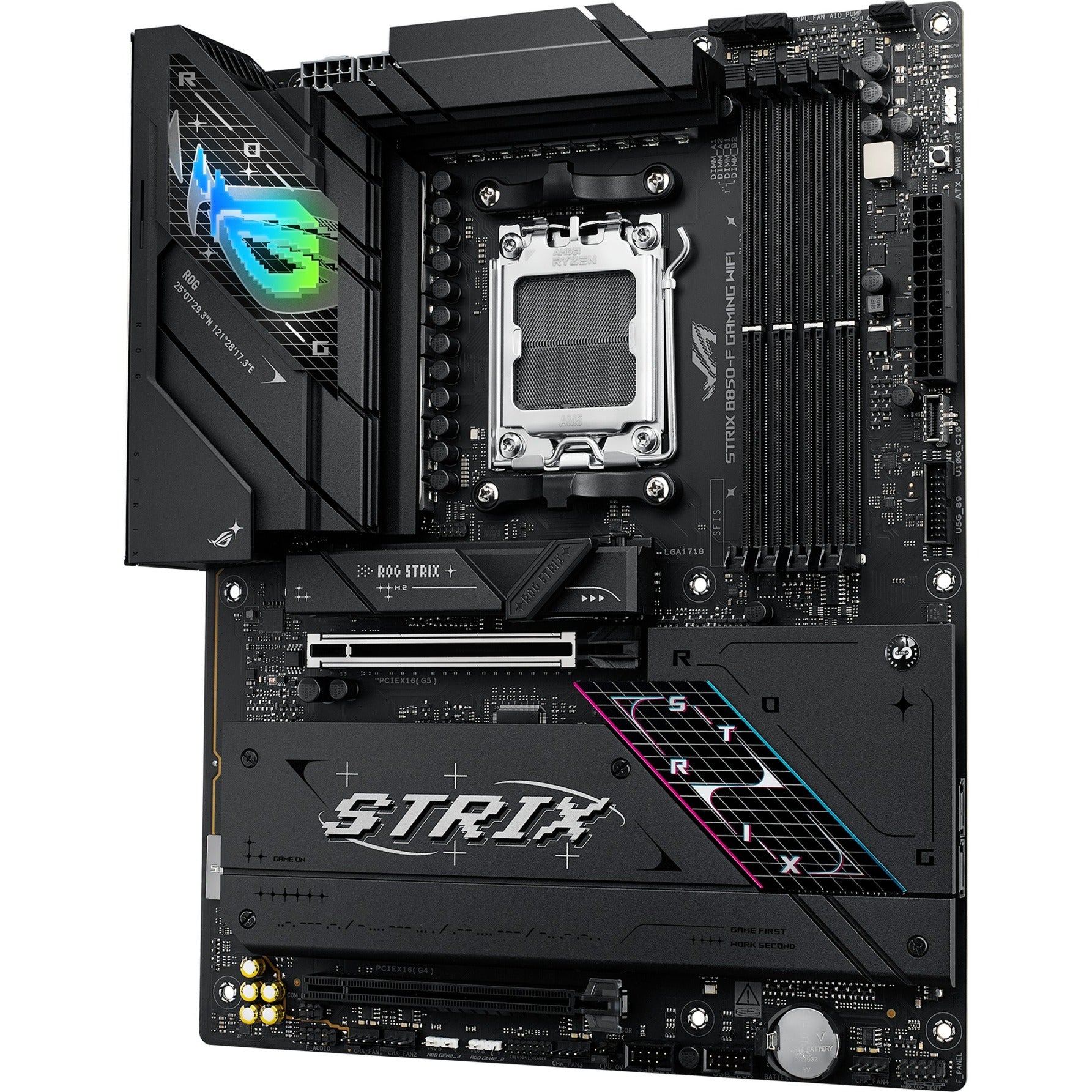 Carte mère Asus ROG Strix B850-F Gaming WiFi Socket AM5 (2,5 Go-LAN, Wi-Fi 7, BT, Son, ATX)