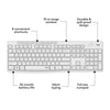 Logitech MK295 Clavier et combo de souris sans fil silencieux Logitech MK295
