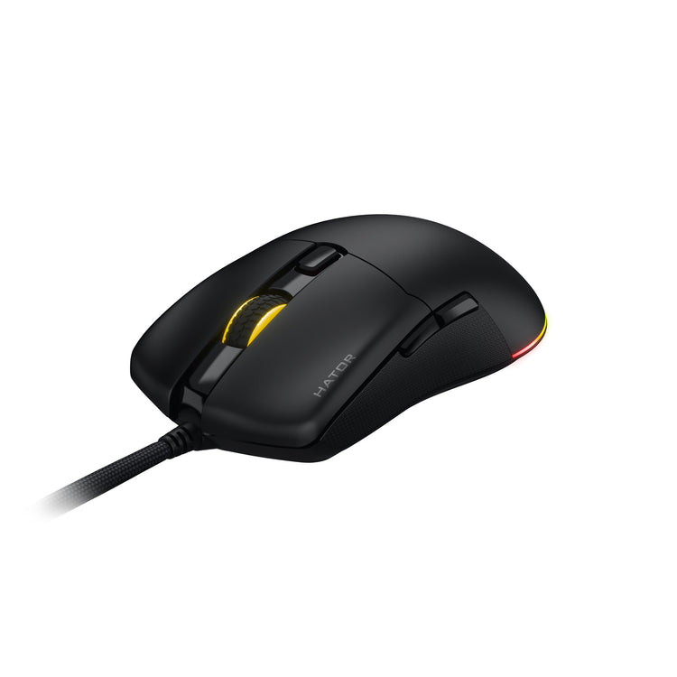 Souris de jeu Hator Pulsar 3 (noir, 400 - 12 000 dpi, RVB)