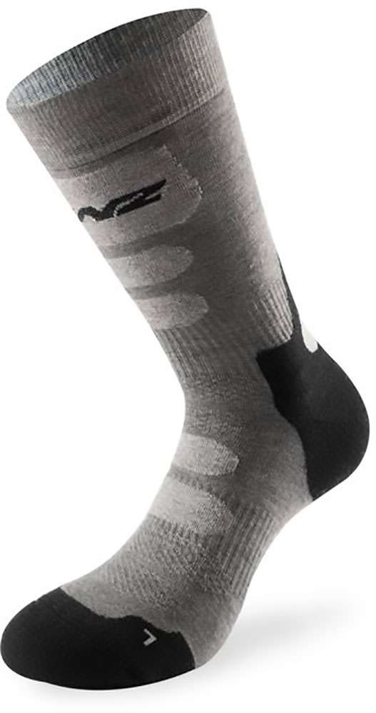Lenz Chaussettes de randonnée Trekking 8.0 laine mérinos anthracite argent taille 35-38