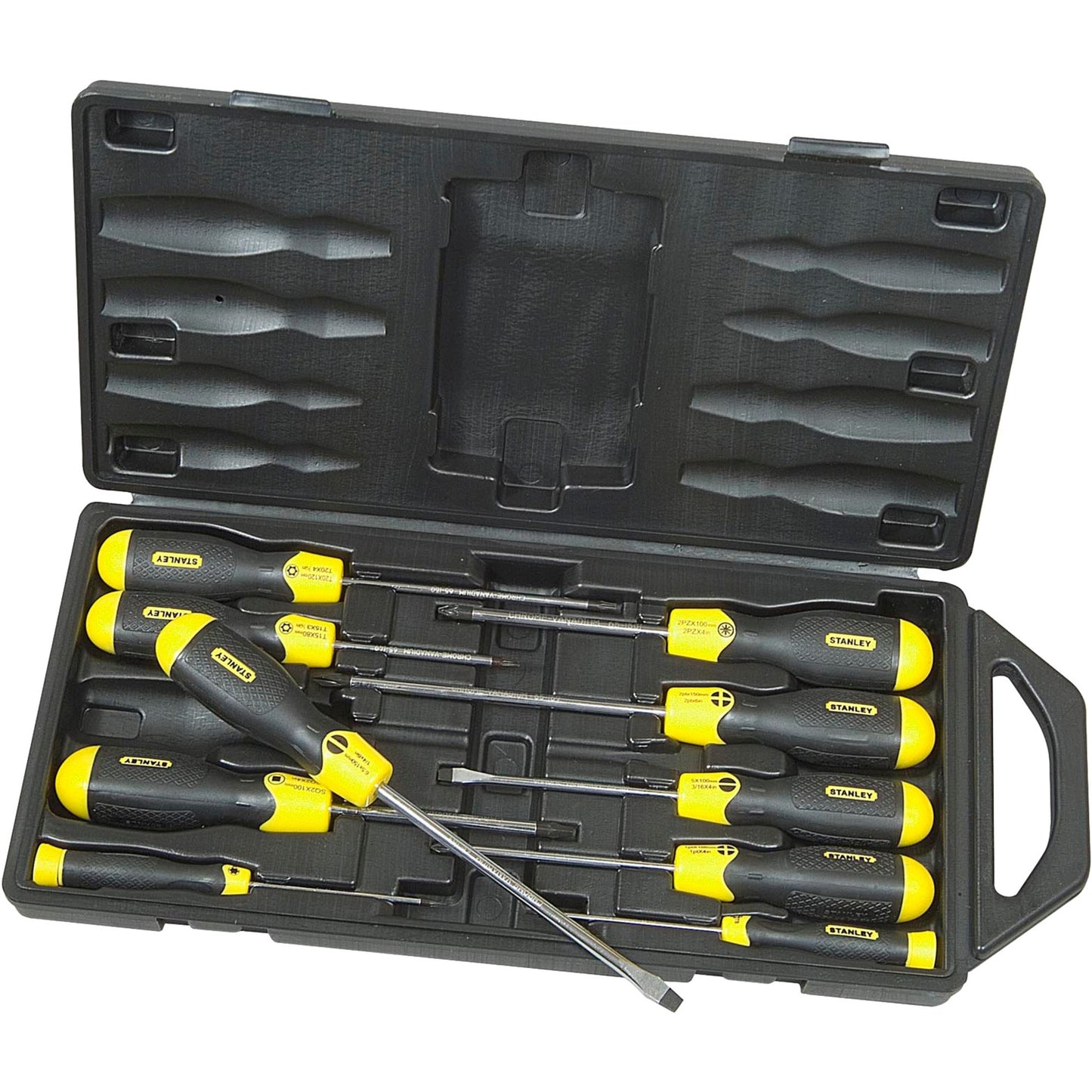 STANLEY CUSHIONGRIP TORKYSUVER SET 10 pièces (ST PZ)