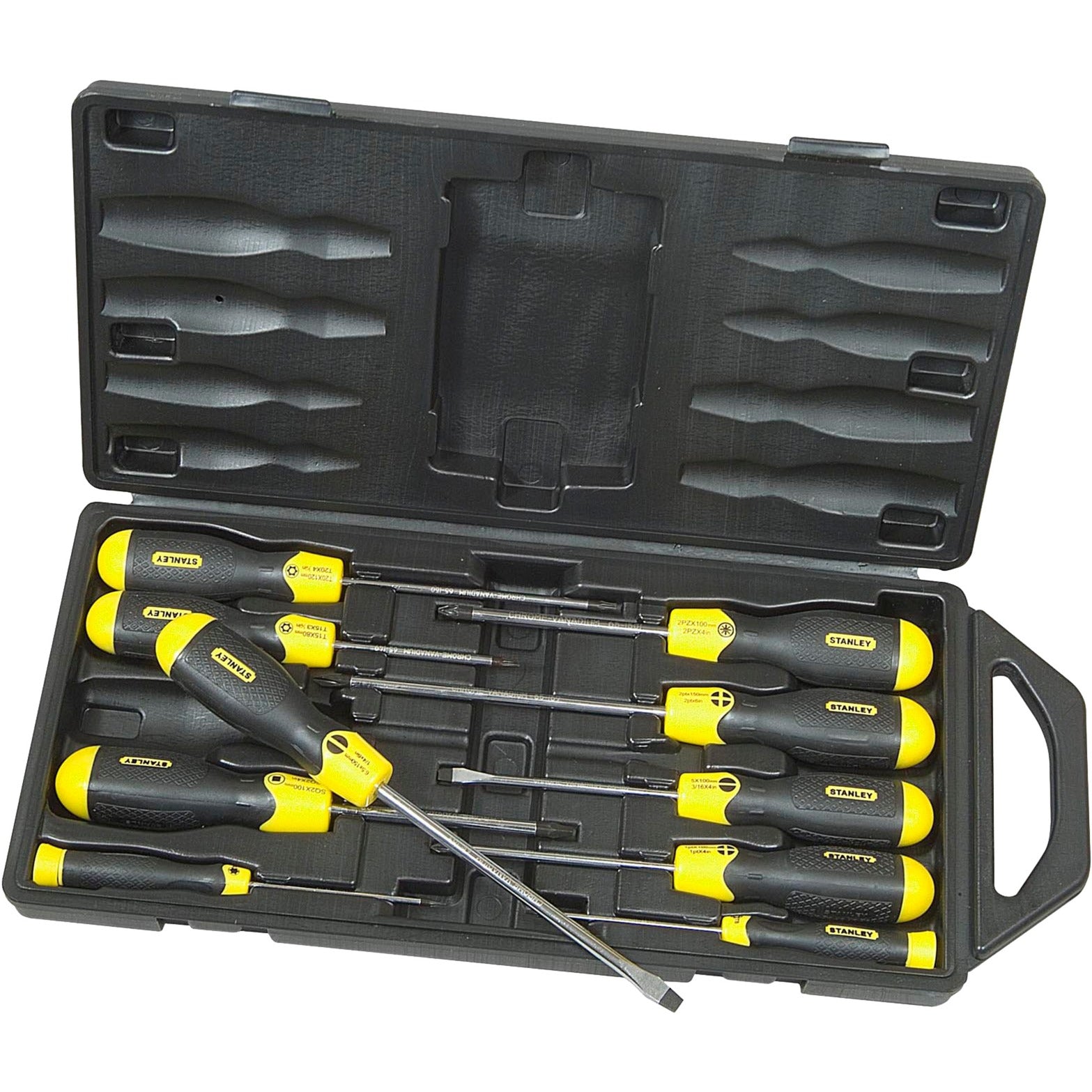 STANLEY CUSHIONGRIP TORKYSUVER SET 10 pièces (ST PZ)