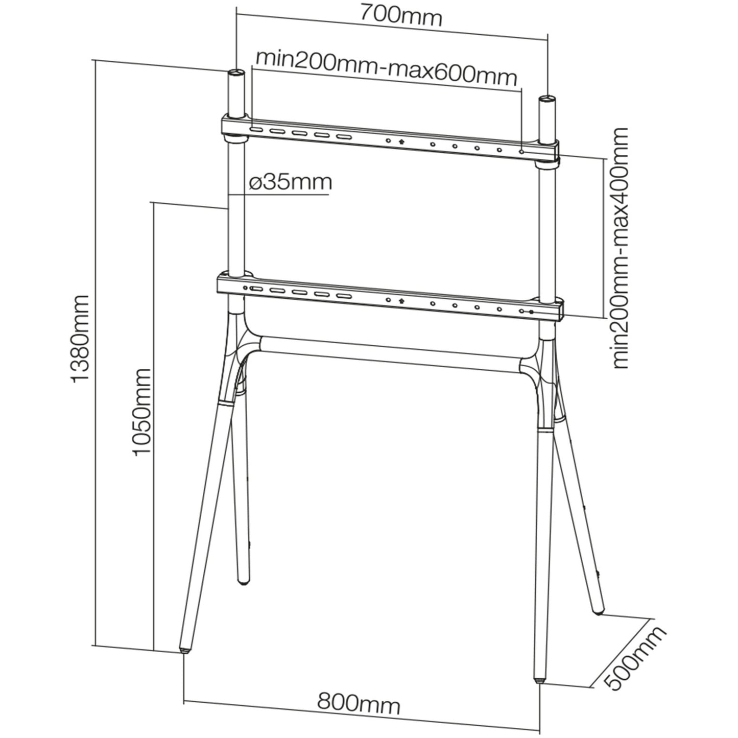 NEOMOUNTS NM-M1000BLACK MEUBEL MEUBEL