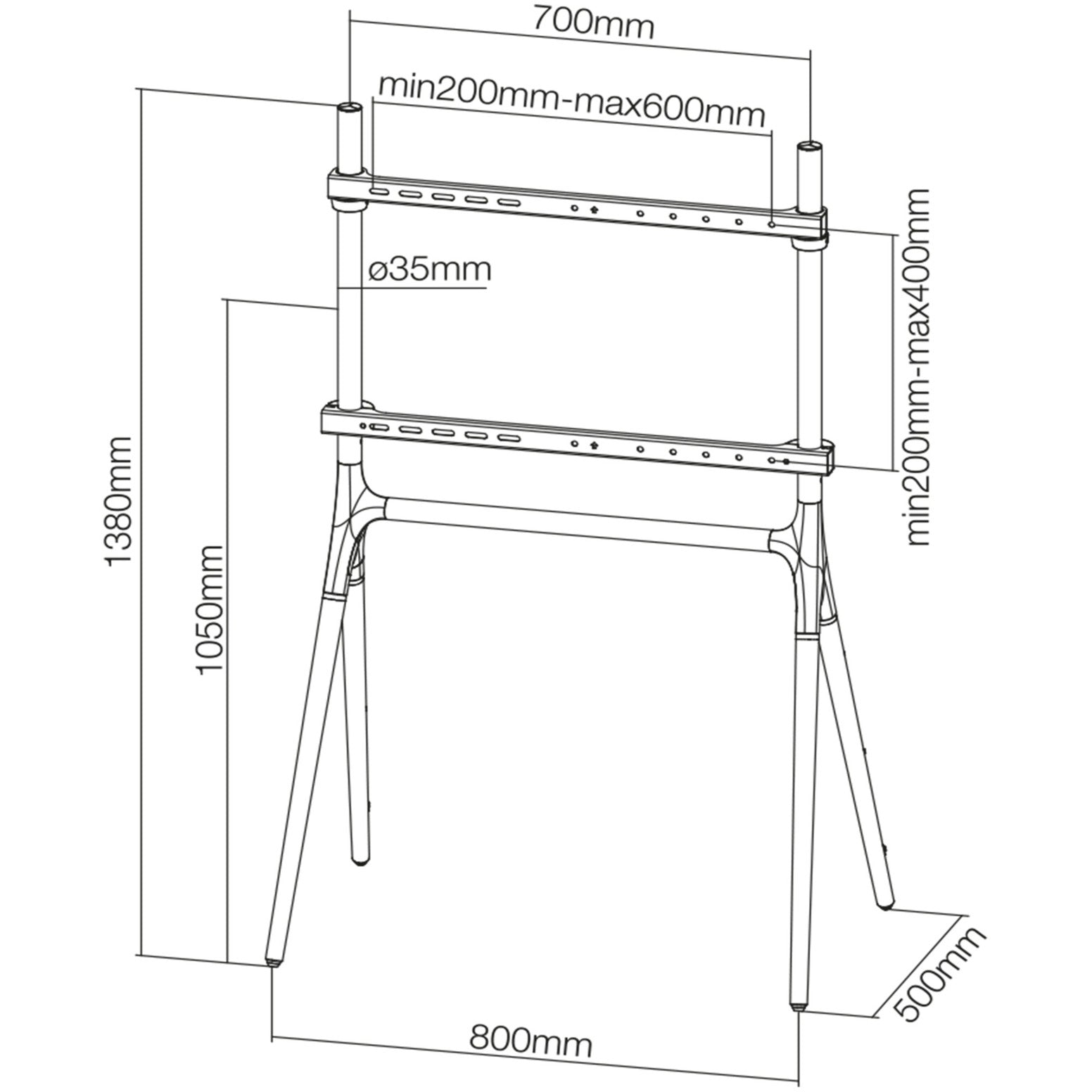 NEOMOUNTS NM-M1000BLACK MEUBEL MEUBEL