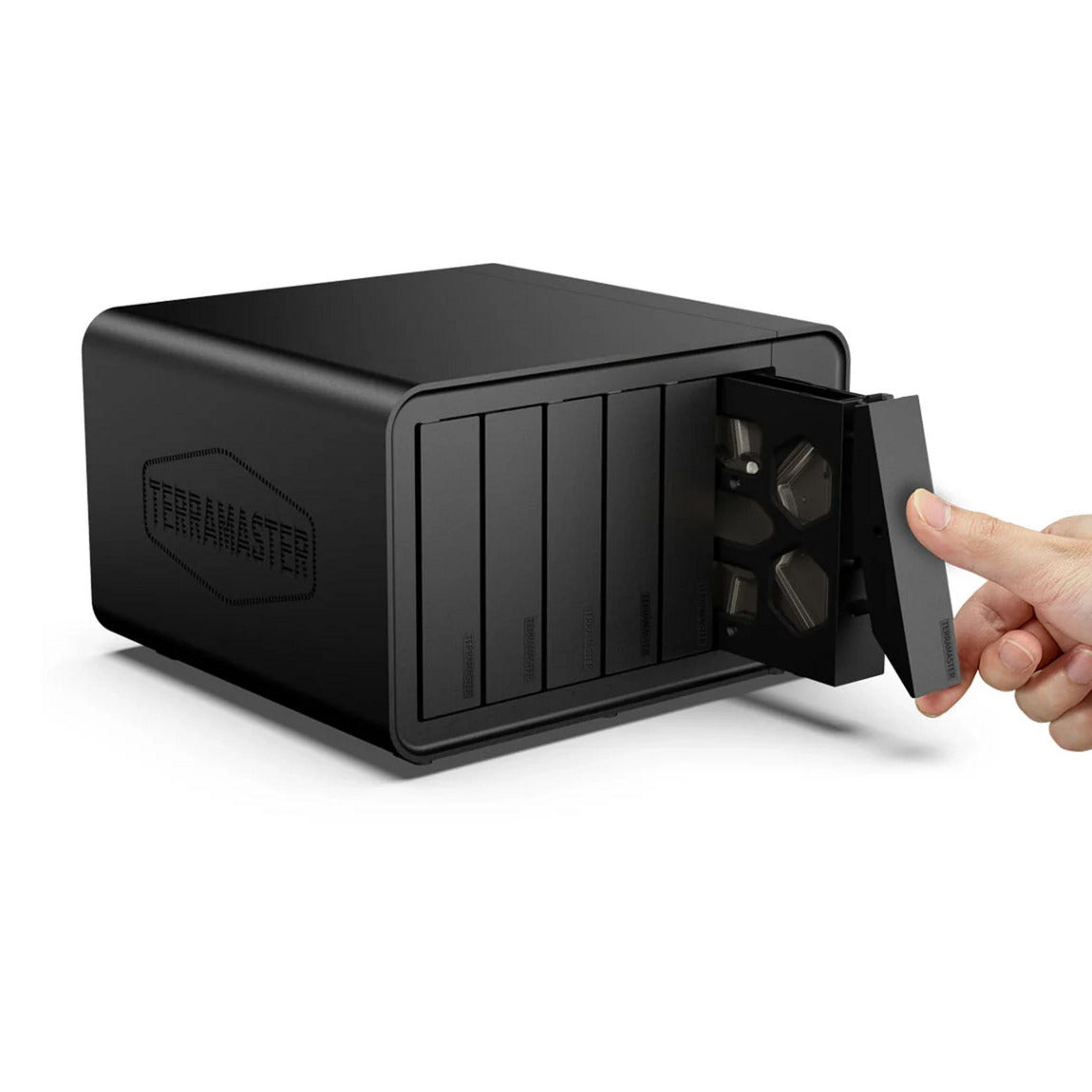 Terramaster f6-424 max nas (noir, 2x 10GBe, USB, HDMI)