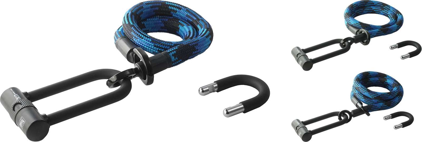 Oeillet Texlock u x - u-lock incl. câble textile avec âme en acier