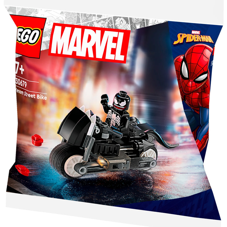 Lego Marvel - jouet de construction de vélo de rue Venom (30679)