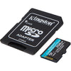 Toile Kingston, c'est parti ! plus carte mémoire microSDXC 256 Go (noire, avec adaptateur, classe 10, UHS-I U3, V30, A2)
