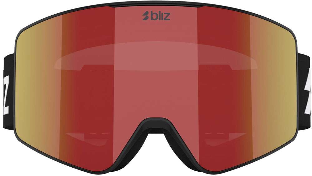 Bliz g001 brown w red multi - masque de ski