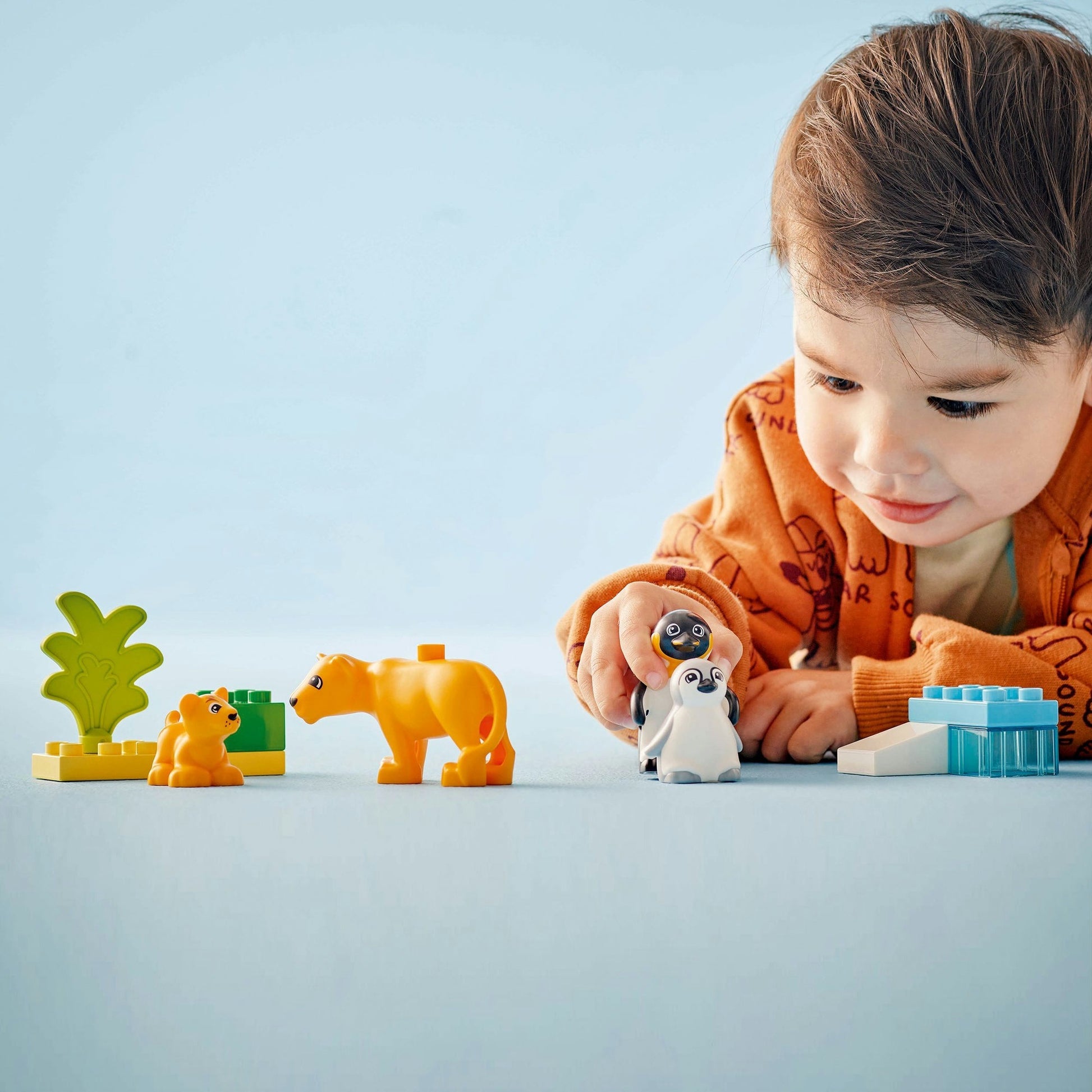 LEGO LEGO DUPLO VILLE 10442 Familles des animaux sauvages: Penguins et Leeuwen