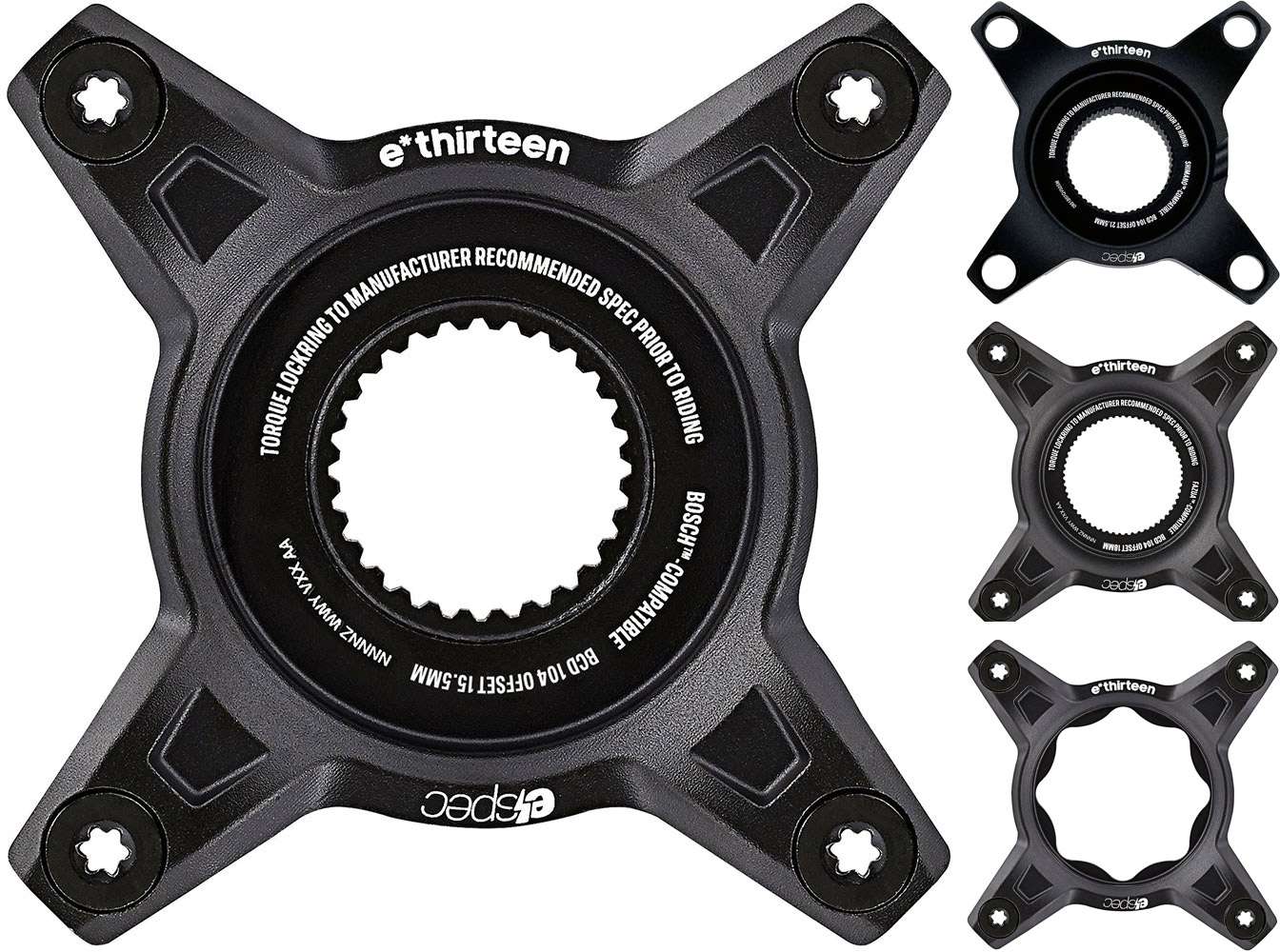 Adaptateur à montage direct E*thirteen helix e*spec 104 bcd