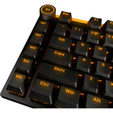 Soyez silencieux! Clavier de jeu mécanique RVB tactile silencieux à montage léger (noir, disposition américaine (qwerty), tactile silencieux, 100 %, argb, touches pbt à double prise) - afbeelding 5