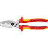 Ciseaux de câble Knipex avec bords de coupe double 9516200