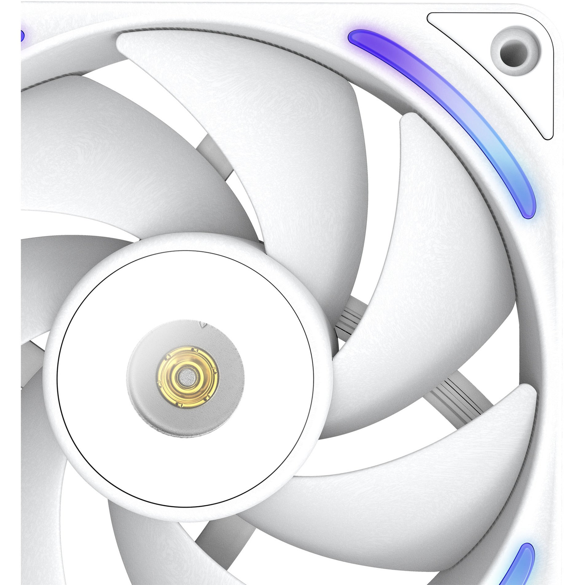 Nzxt f120x ventilateur de boîtier rgb (blanc, 120 x 120 x 30 mm, pwm)