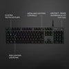 Logitech G512 Carbon Lightsync RVB Keyboa de jeu mécanique