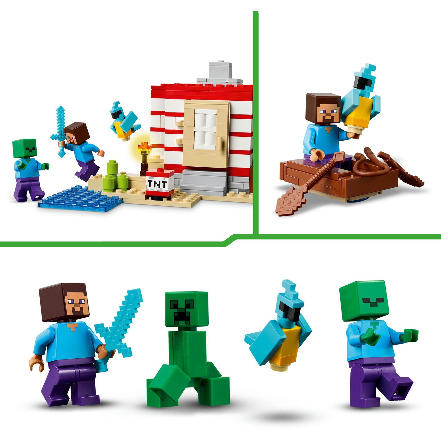 LEGO 21275 Minecraft het tnt jungle house