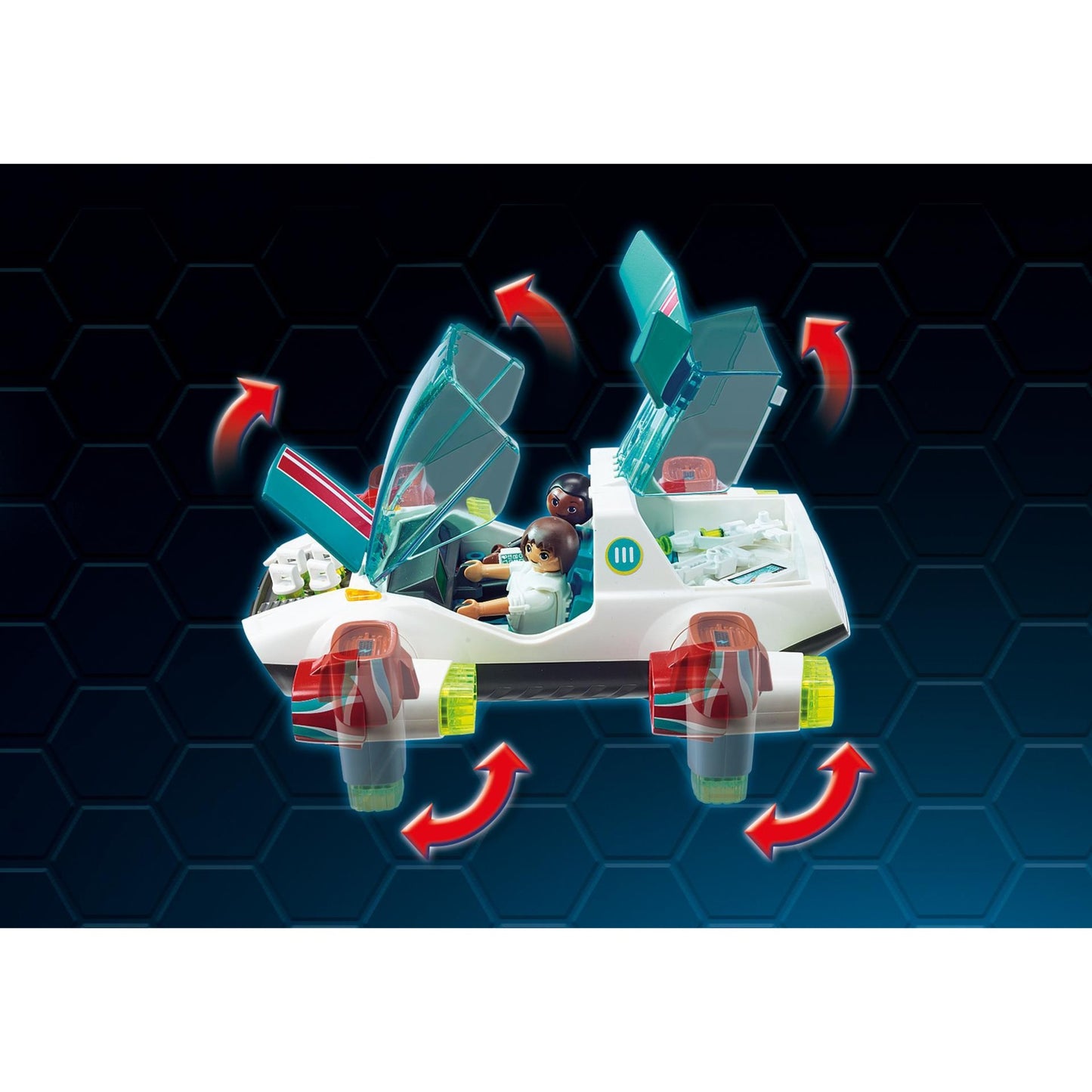 Playmobil super 4 fulgurix avec gène