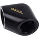 Connexion de connecteur en L eiszapfen Alphacool (noir)