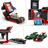 Camion LEGO LEGO CITY 60445 F1 avec des voitures RB20 et AMR24 F1 - afbeelding 5