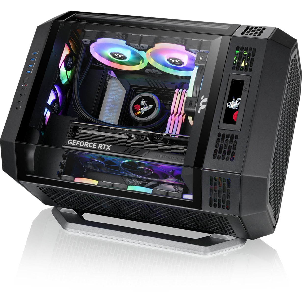 Boîtier tour midi Thermaltake the tower 600 (noir | 4x USB-A | 1x USB-C | verre trempé)