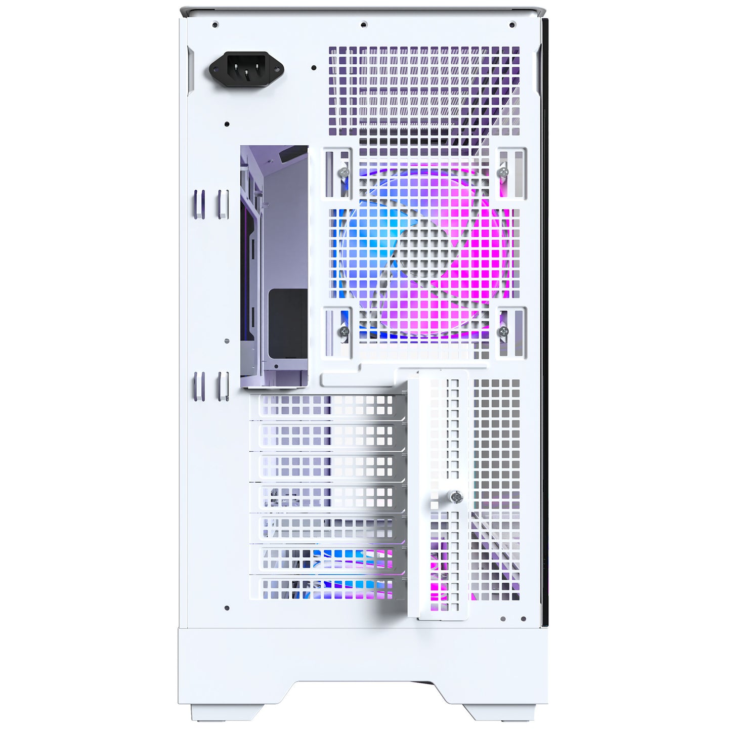 Boîtier tour midi Montech king 45 pro (blanc | 2x USB-A | 1x USB-C | RVB | fenêtre)