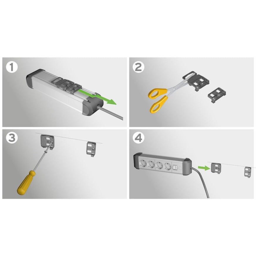 Brennenstuhl Socket Premium-Alu-Line 6 fois
