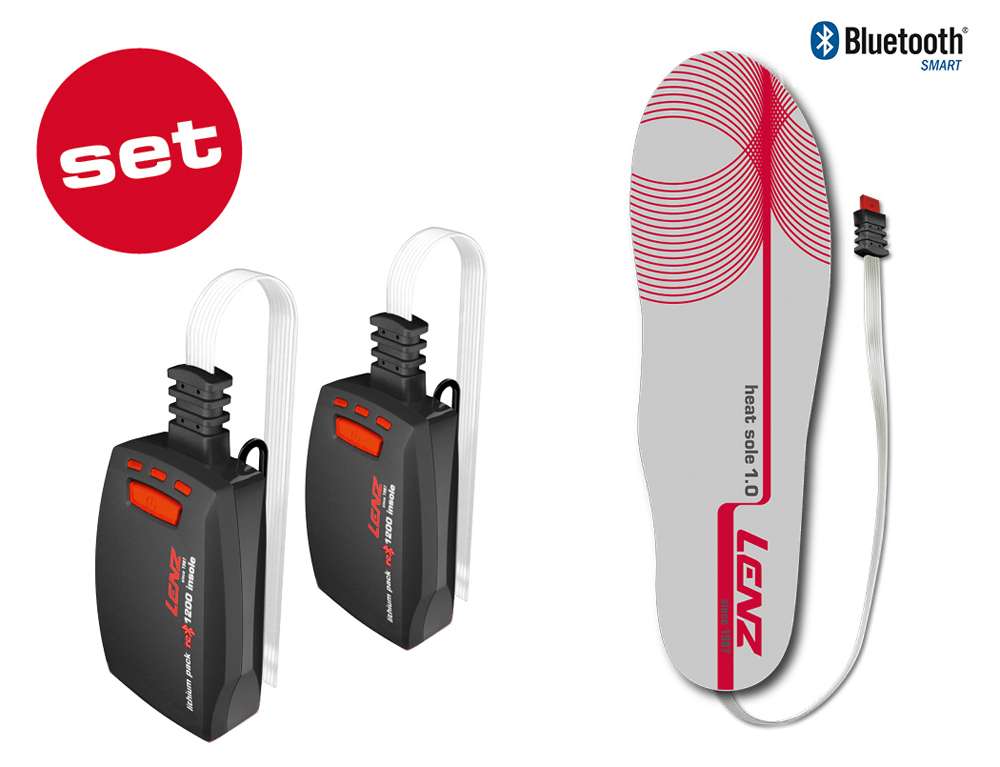Lenz set lithium pack semelle rcb 1200 + semelle chauffante - semelles chauffantes
