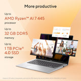 Asus vivobook 14 m1407ga-ly012w 14 copilot + ordinateur portable (argent | ryzen 7 445 | radeon 840m | 16 go | SSD 512 GD) - afbeelding 17