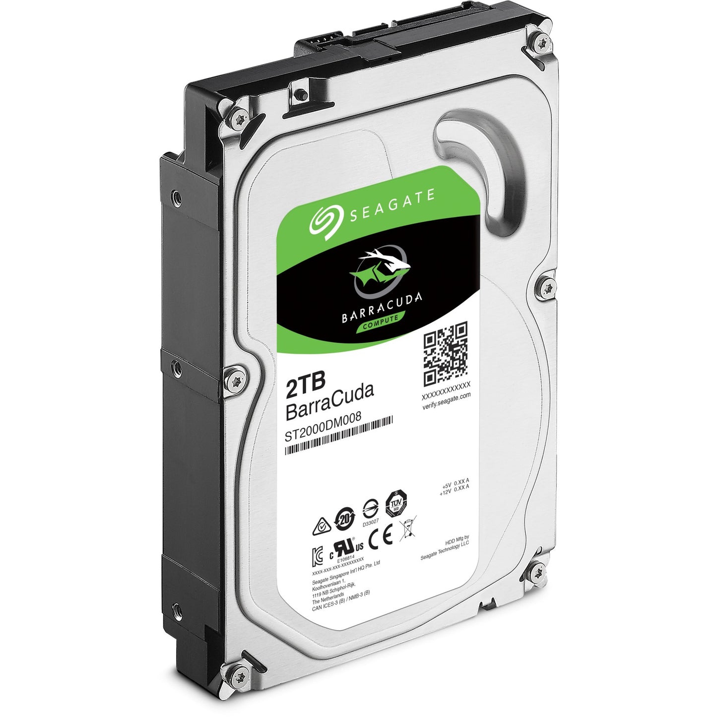 Disque dur Seagate Barracuda 2 To (ST2000DM008, SATA 600)