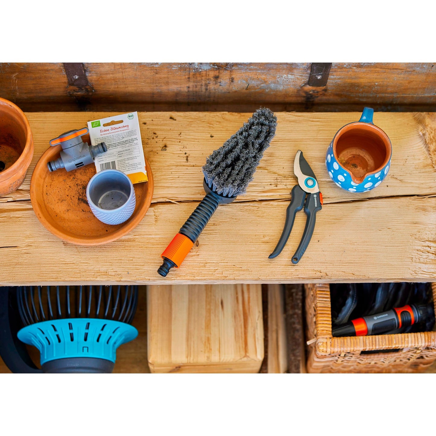 Ensemble de nettoyage de Gardena CleanSystem avec Soft Soft,