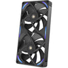 Nzxt performance fan f280x ventilateurs de boîtier rgb (noir, 2 pièces, 280 x 140 x 30 mm, pwm)