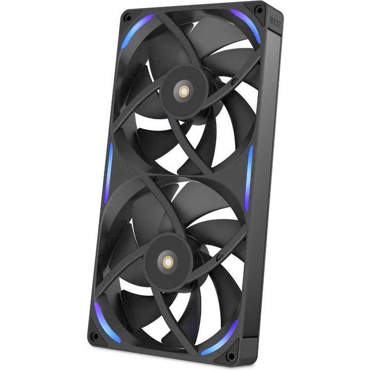 Nzxt performance fan f280x ventilateurs de boîtier rgb (noir, 2 pièces, 280 x 140 x 30 mm, pwm)
