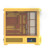 Boîtier grande tour Thermaltake view 600 tg caramel au beurre (jaune | 2x USB-A | 1x USB-C | verre trempé)