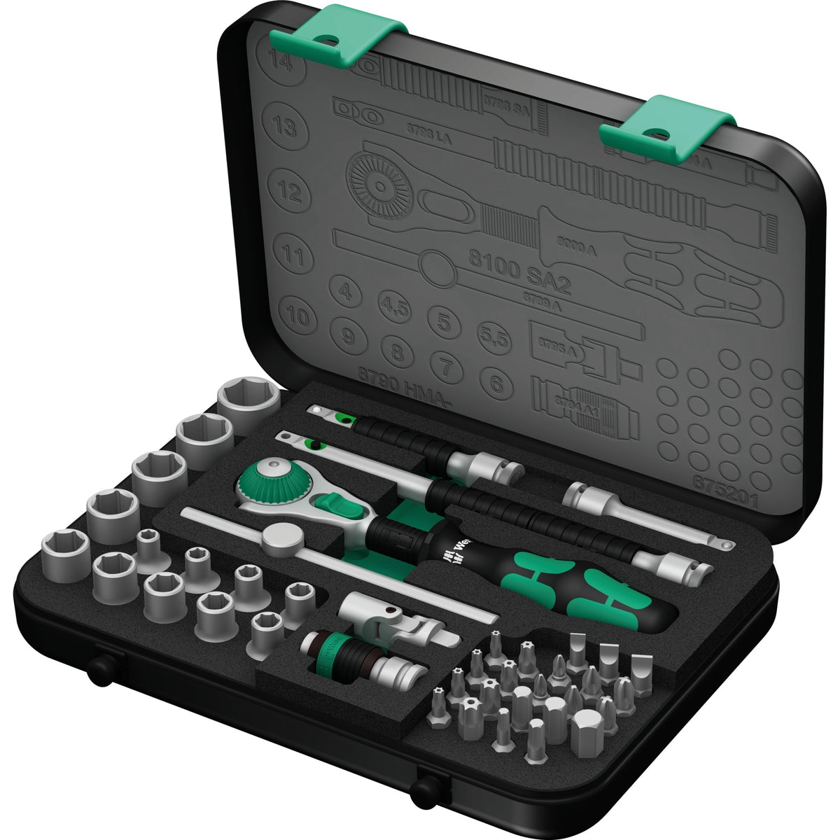 Wera 8100 sa 2 zyklop speed ratelset 1 4