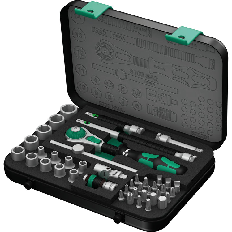 Wera 8100 sa 2 zyklop speed ratelset 1 4