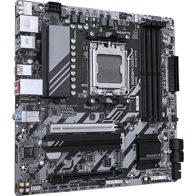 Carte mère Gigabyte B850M DS3H Socket AM5 (RAID, LAN 2,5 Go, son, µATX)