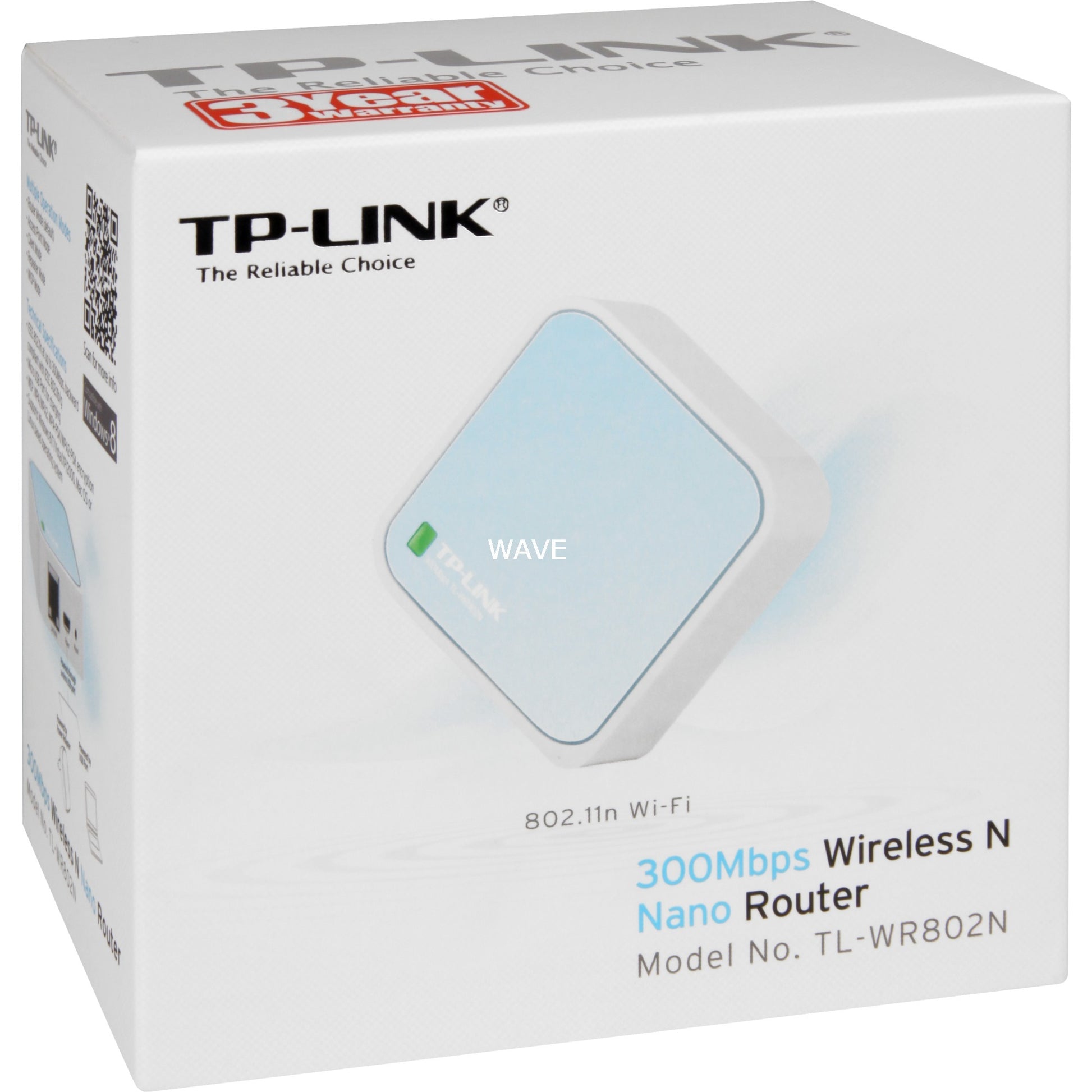 TP-Link TL-WR802N Routeur Nano sans fil 300Mbps