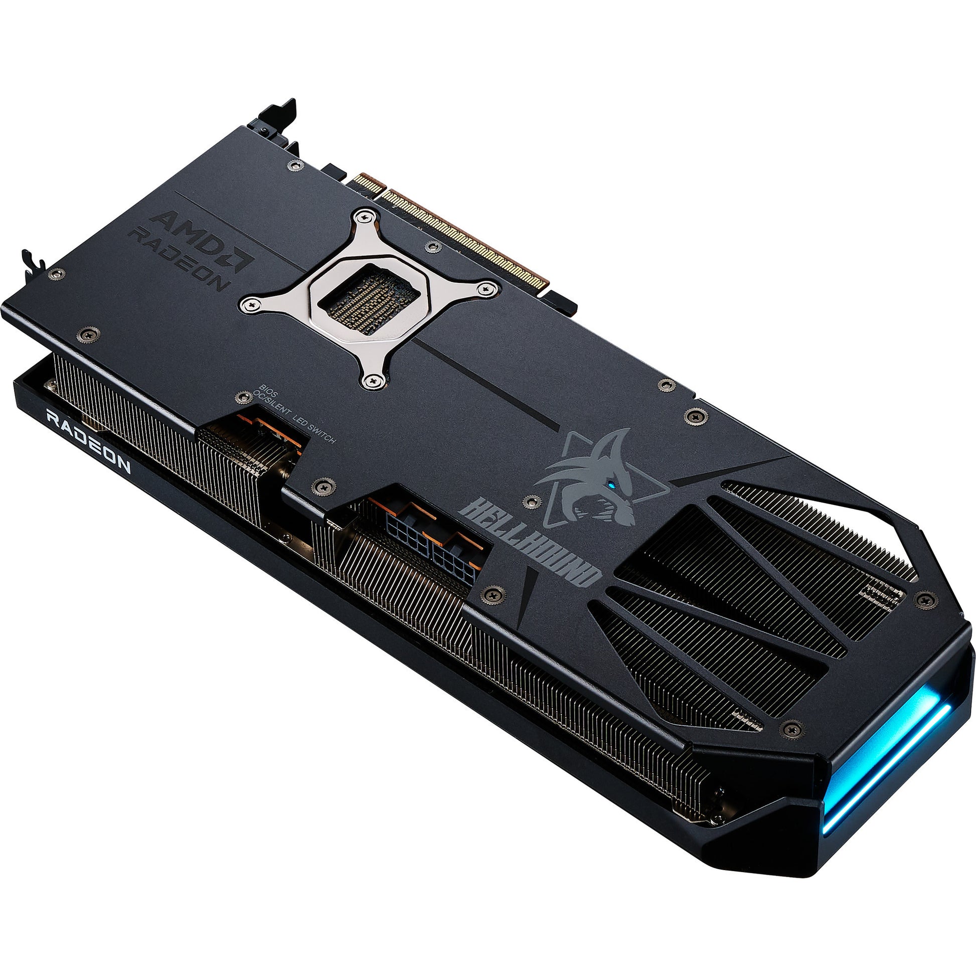 Carte graphique Powercolor Radeon RX 9070 Gre Hellhound 12 Go GDDR6 (noir, RDNA4, 3x Display Port, 1x HDMI 2.1)