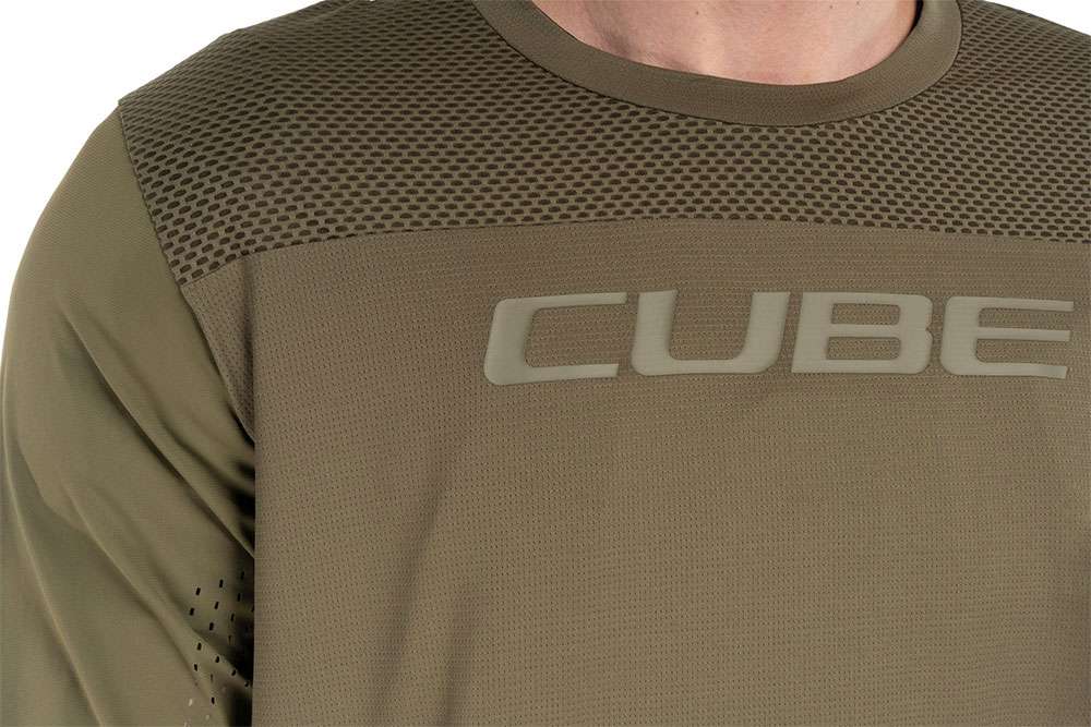 Cube col rond pro tm - maillot vtt manches longues