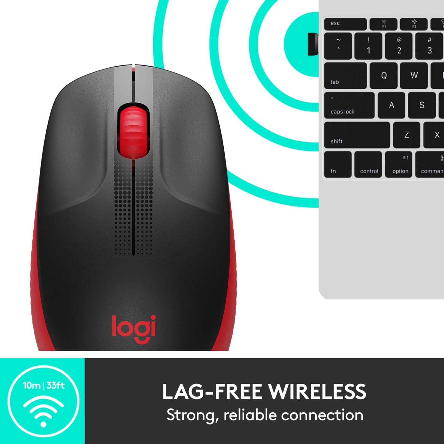Logitech M190 Souris sans fil de taille normale
