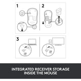Souris sans fil Logitech m185 (gris, vente au détail) - afbeelding 10