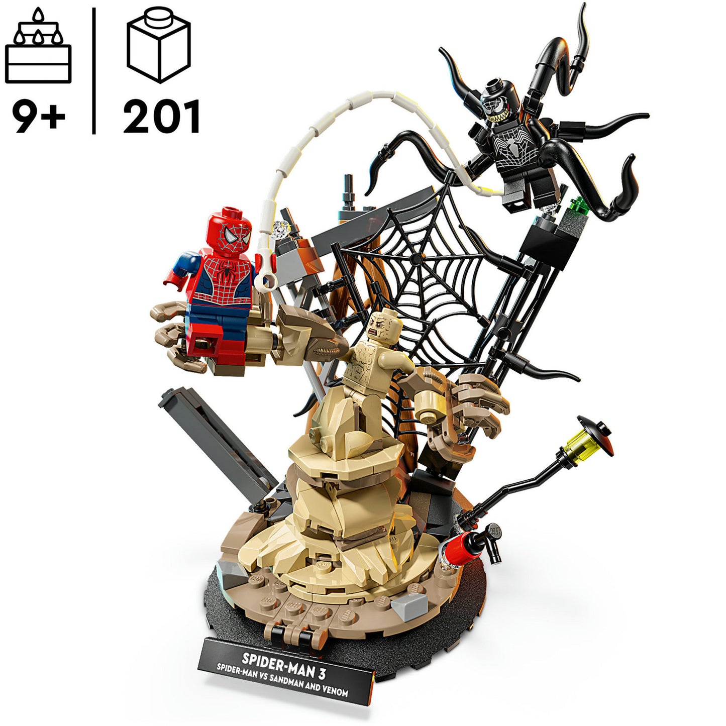 Lego 76334 Super Heroes Marvel Ultimate Battle : Spider-Man contre l'homme de sable