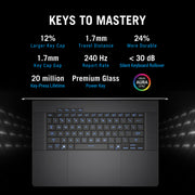 Asus rog zephyrus g16 gu605cp-qr103w 16 ordinateur portable de jeu (gris | core ultra 9 285h | rtx 5070 | 32 go | SSD 2 to) - afbeelding 14
