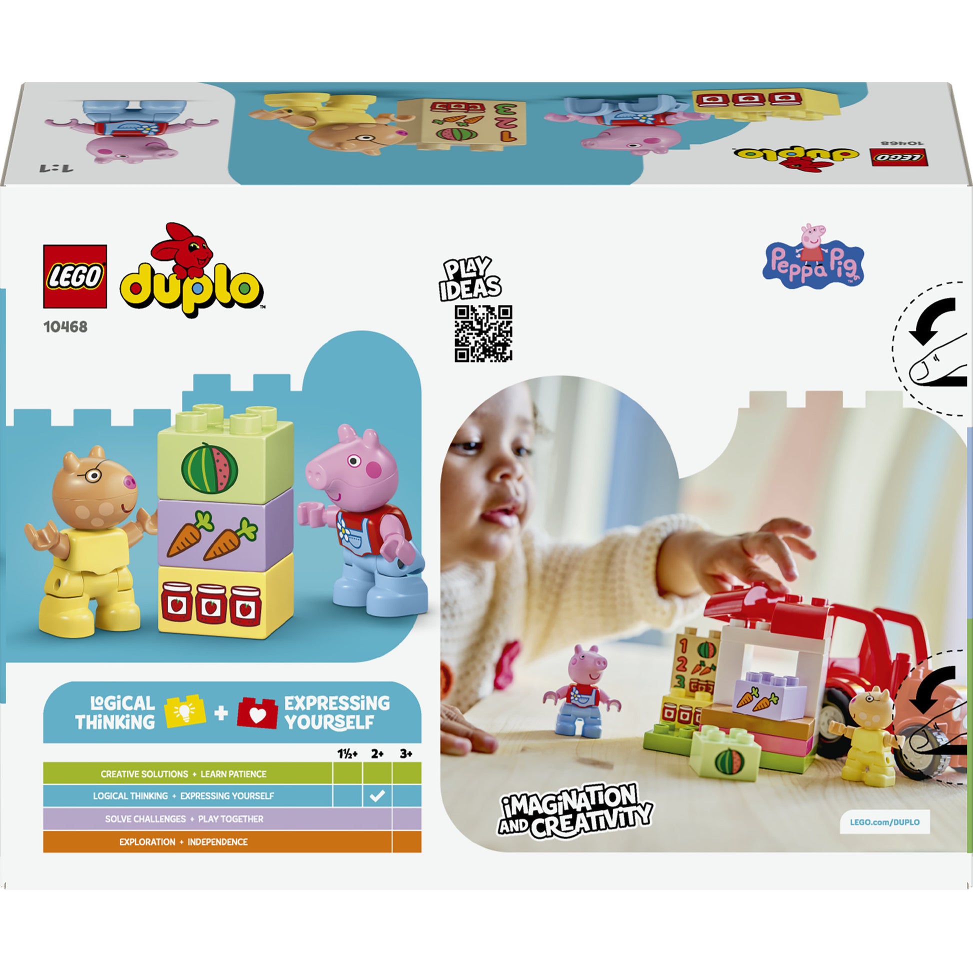 Lego Duplo 10468 tracteur et étal de marché