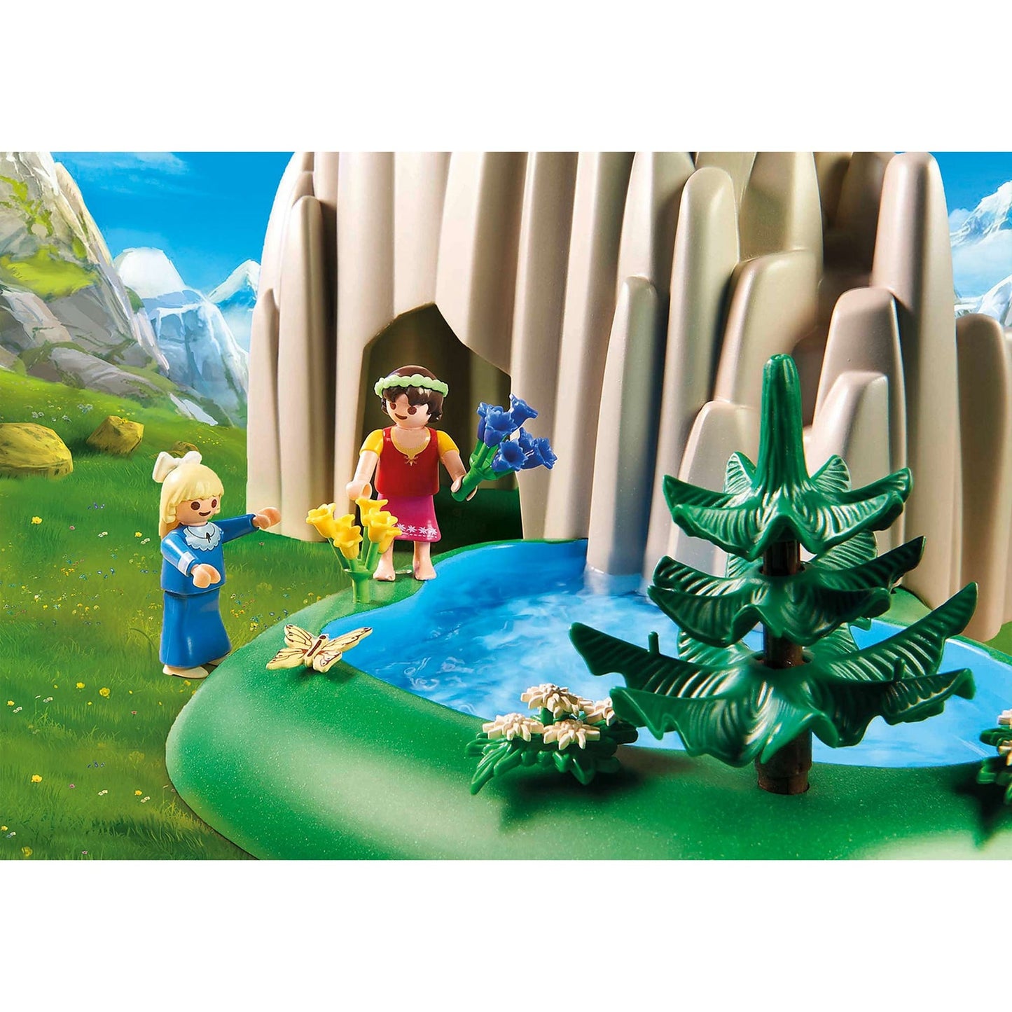 Playmobil 70254 Heidi, Klara et Peter au lac