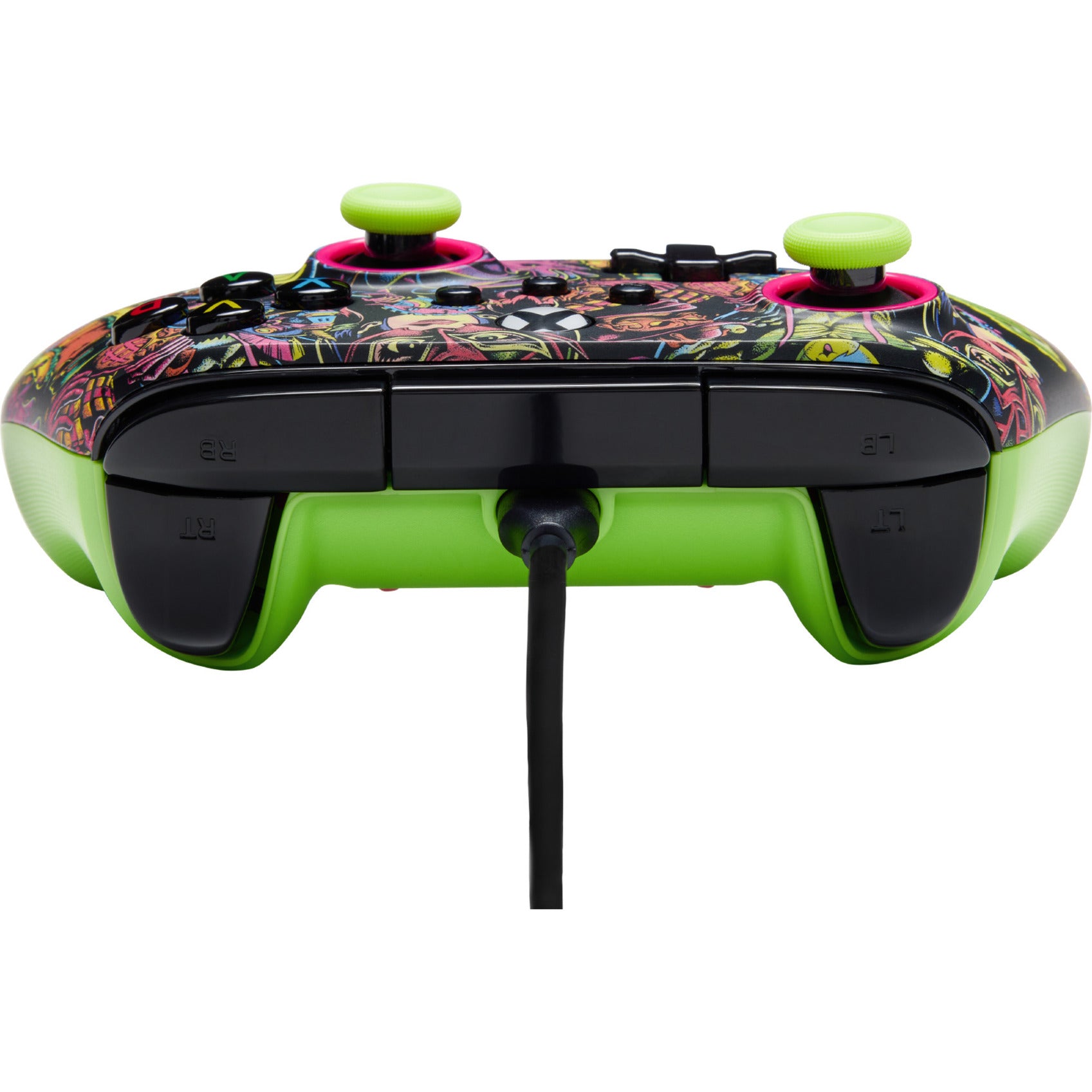Manette Powera Advantage avec câble pour Xbox Series X|s - Fortnite : Glow (vert néon, Xbox Series X|s, Xbox One, PC)