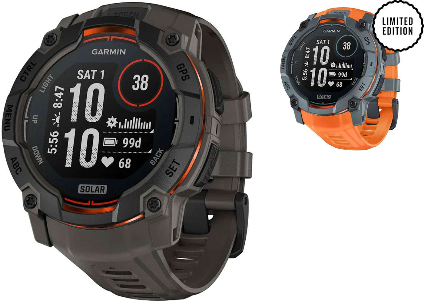 Garmin instinct® 3 solaire 50 mm - Montre connectée multisport GPS